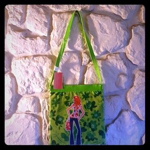 NWT Jordi Labanda fashion sketch messenger bag